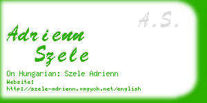 adrienn szele business card